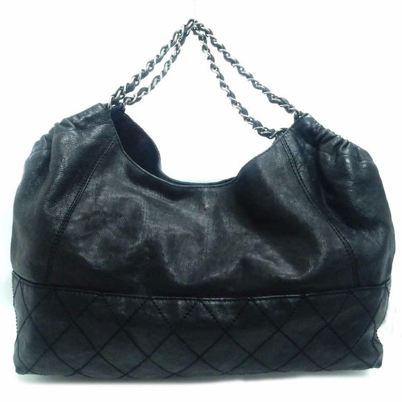 Chanel Black Skin Leather Bag - Picture 2 of 16